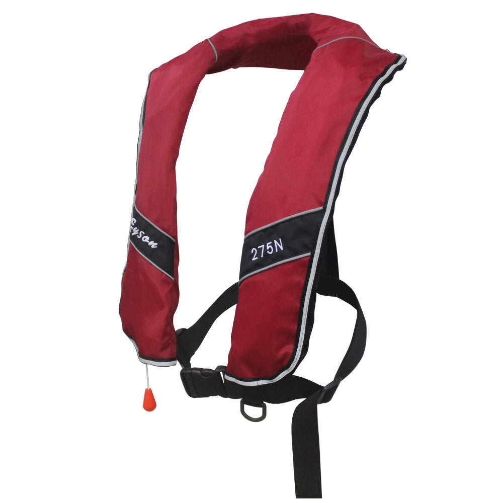 Inflatable life jacket lifejacket vest adult extra large XL manual