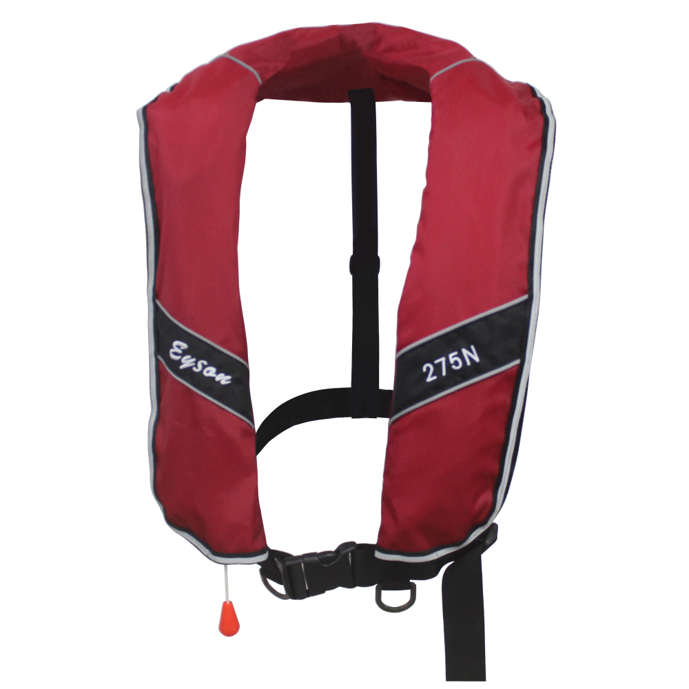 Extra Large Manual Inflatable Life Jacket Life Vest for Adults 275N Buoyancy