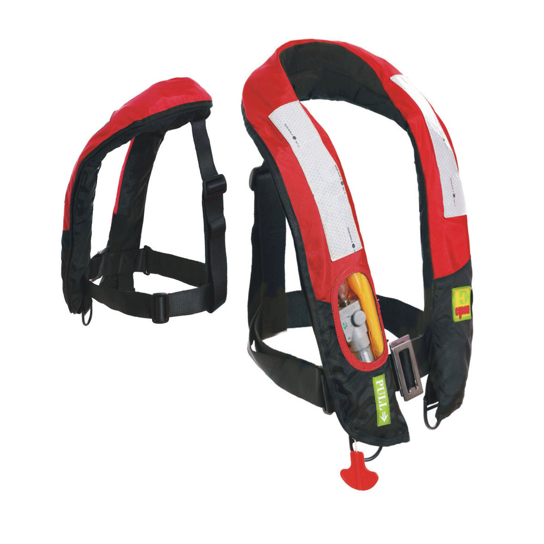 Automatic/manual Inflatable Life Jacket Belt Portable Fishing Water Float  Rafting Boating Life Belt Water Sports Accessories