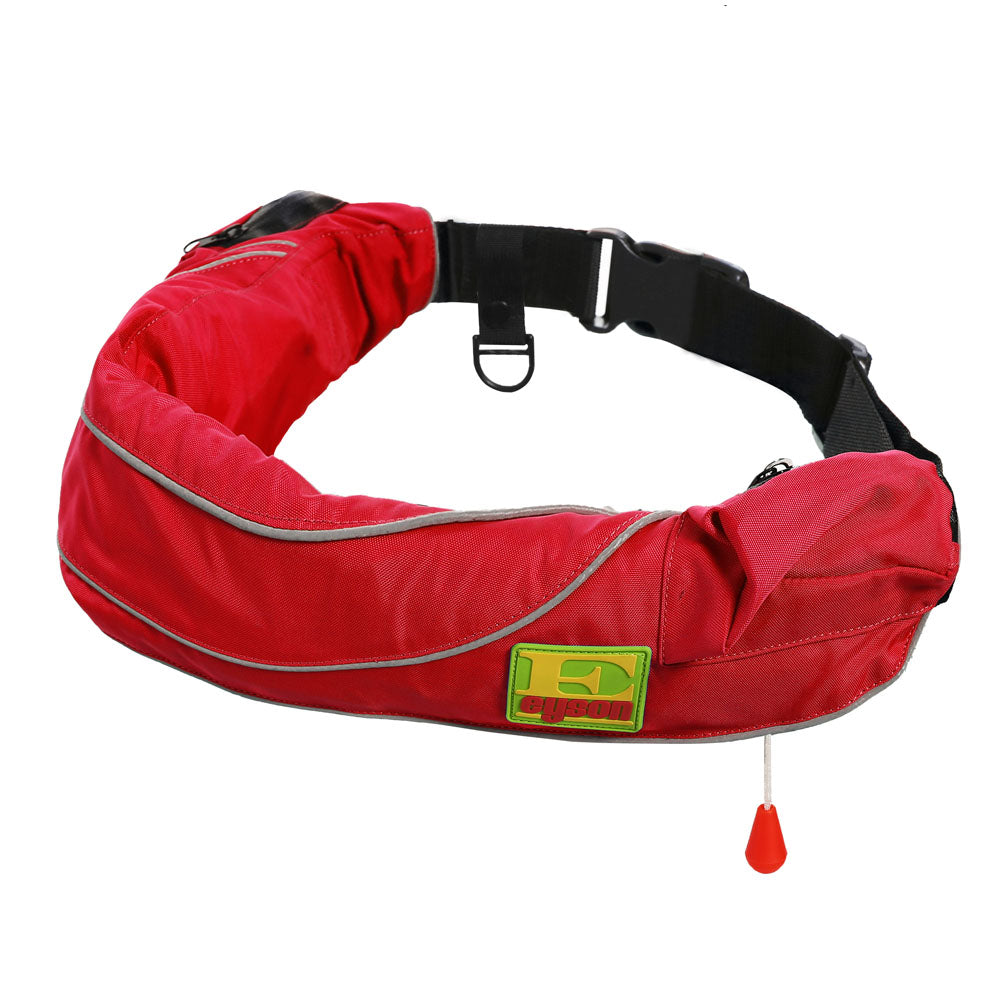 Inflatable Belt Pack Adult Life Jacket Waist 120kg Approved 100N